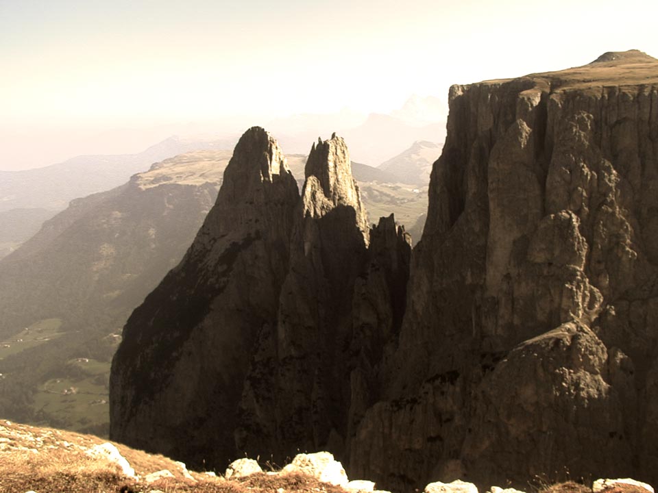 la cima Santner, foto dallo Sciliar